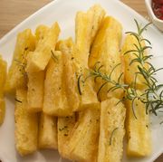 brazilian food mandioca frita deep fried cassava root
