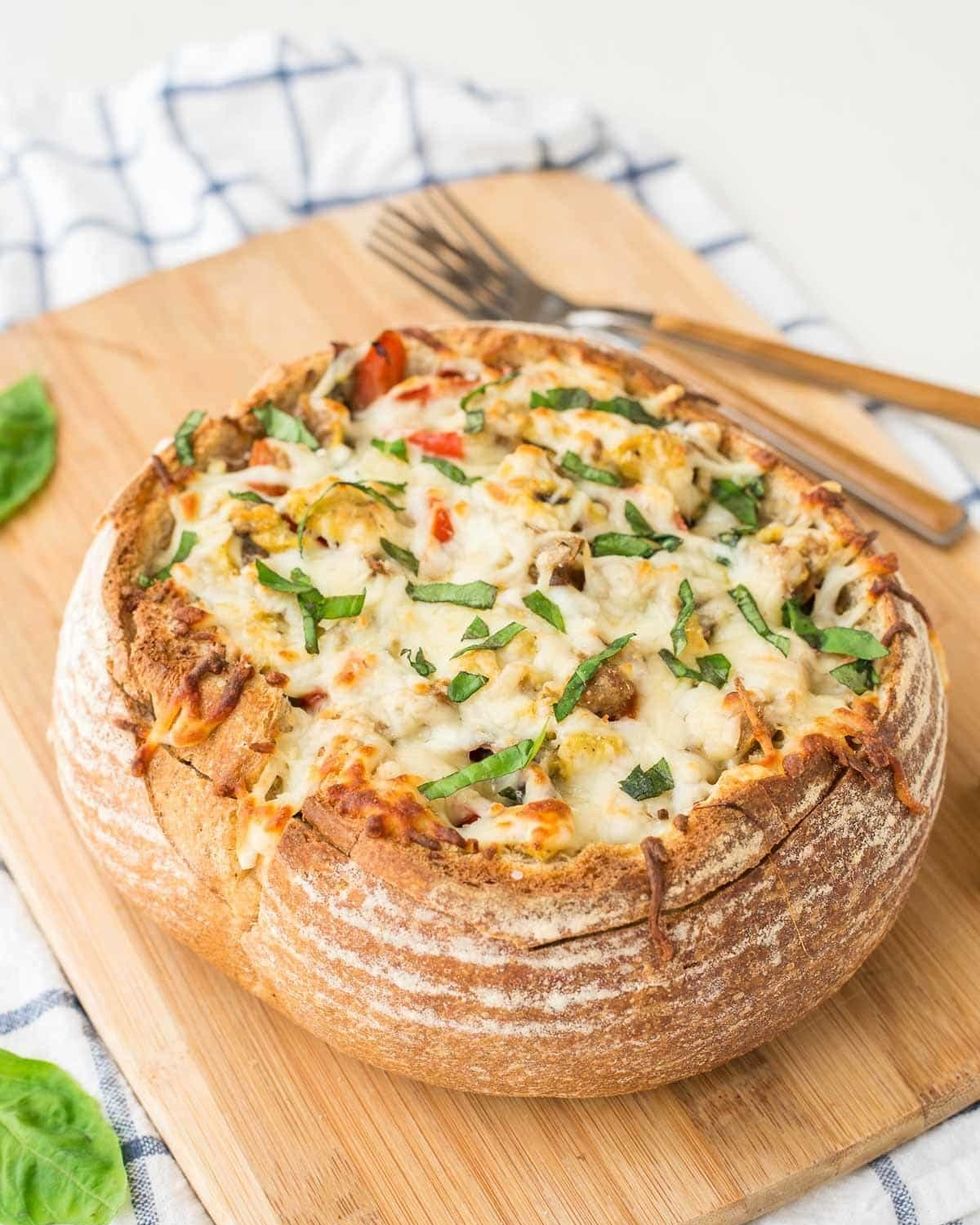 Italian Bread Bowls – Baked by Rachel