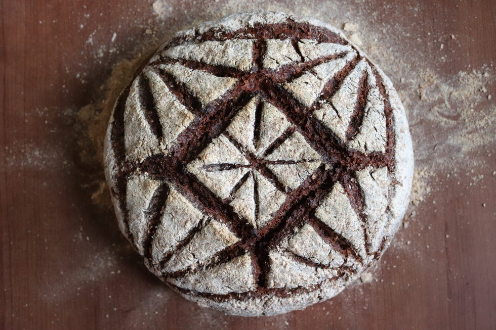 bread of art dutch oven no knead rustic rye bread