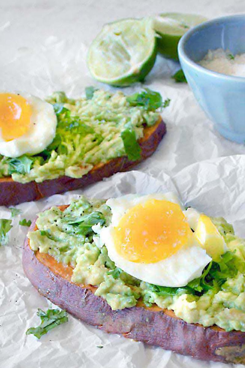 breakfast ideas with eggs avocado toast