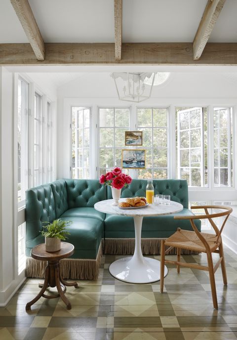 breakfast nook ideas upholstered booth