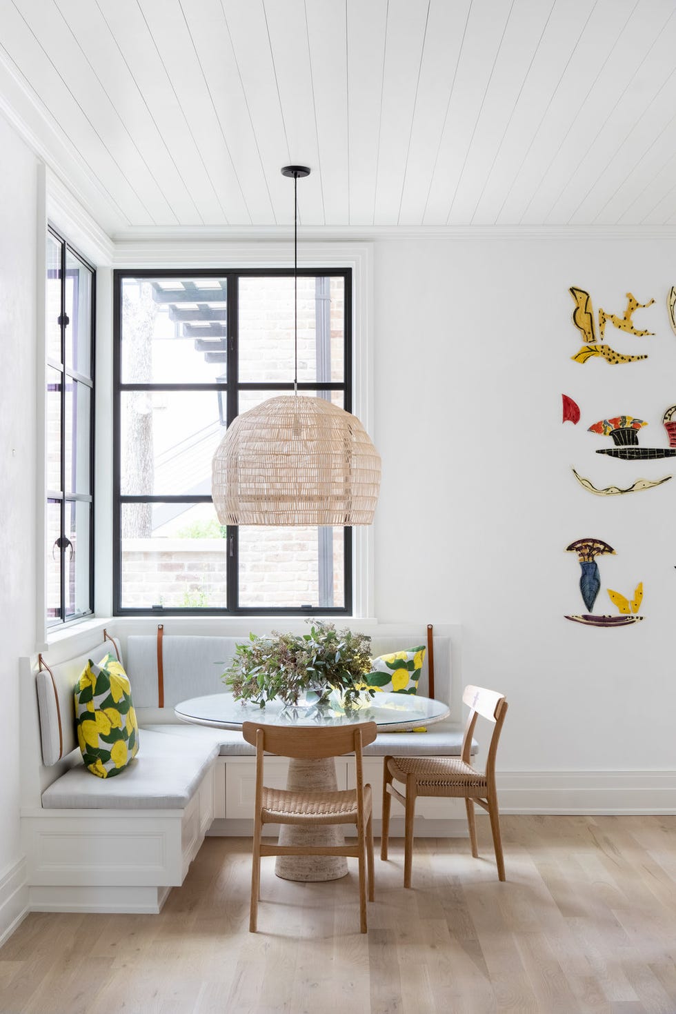 kid-friendly breakfast nook