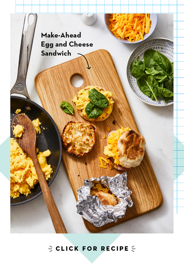 make ahead egg and cheese sandwich