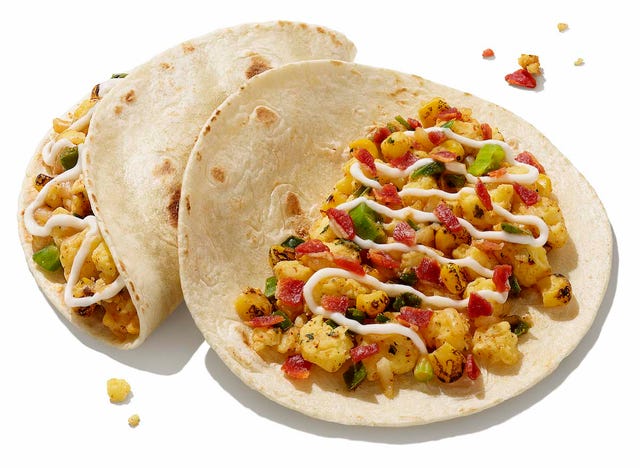 dunkin breakfast tacos