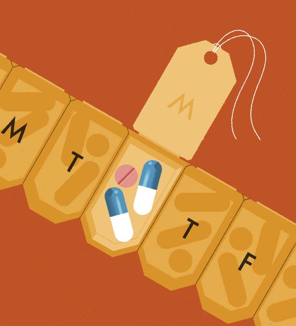 medication pills pill case