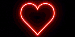 Heart, Red, Love, Light, Neon, Organ, Heart, Valentine's day, Human body, Font, 