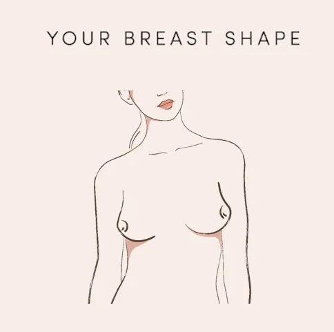 illustration of woman with east west boobs