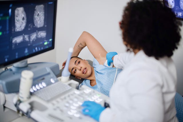 breast ultrasound exam