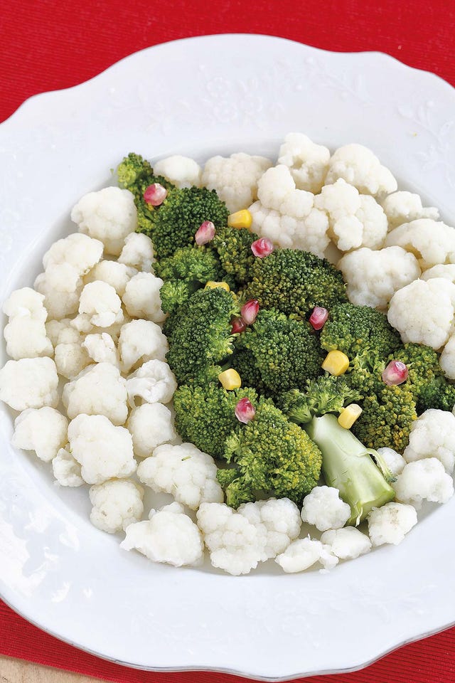 recetas navidad brécol y coliflor de navidad