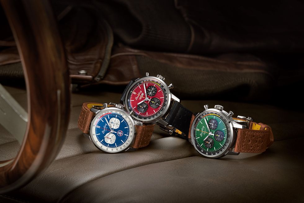 relojes de la colección cápsula top time classiccars, de breitling