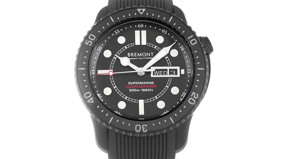 The many watches of the Royal Navy Clearance Divers including a