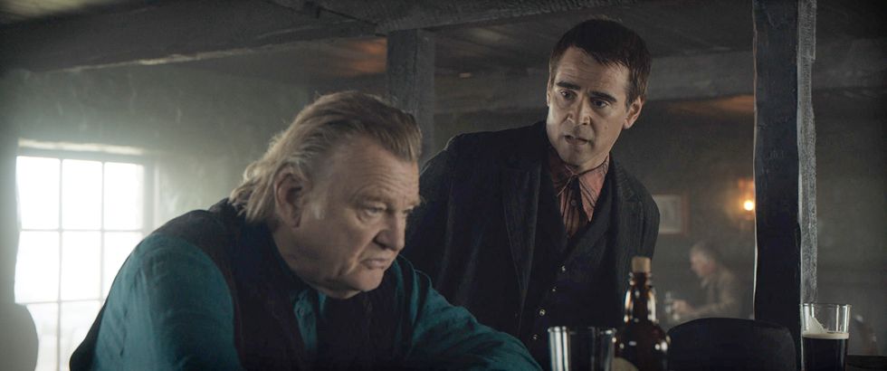 brendan gleeson and colin farrell in the banshees of inisherin