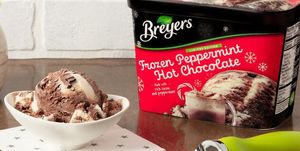 breyers frozen peppermint hot chocolate frozen dairy frozen ice cream