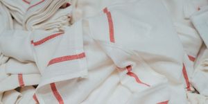 White, Red, Textile, Peach, Carmine, 