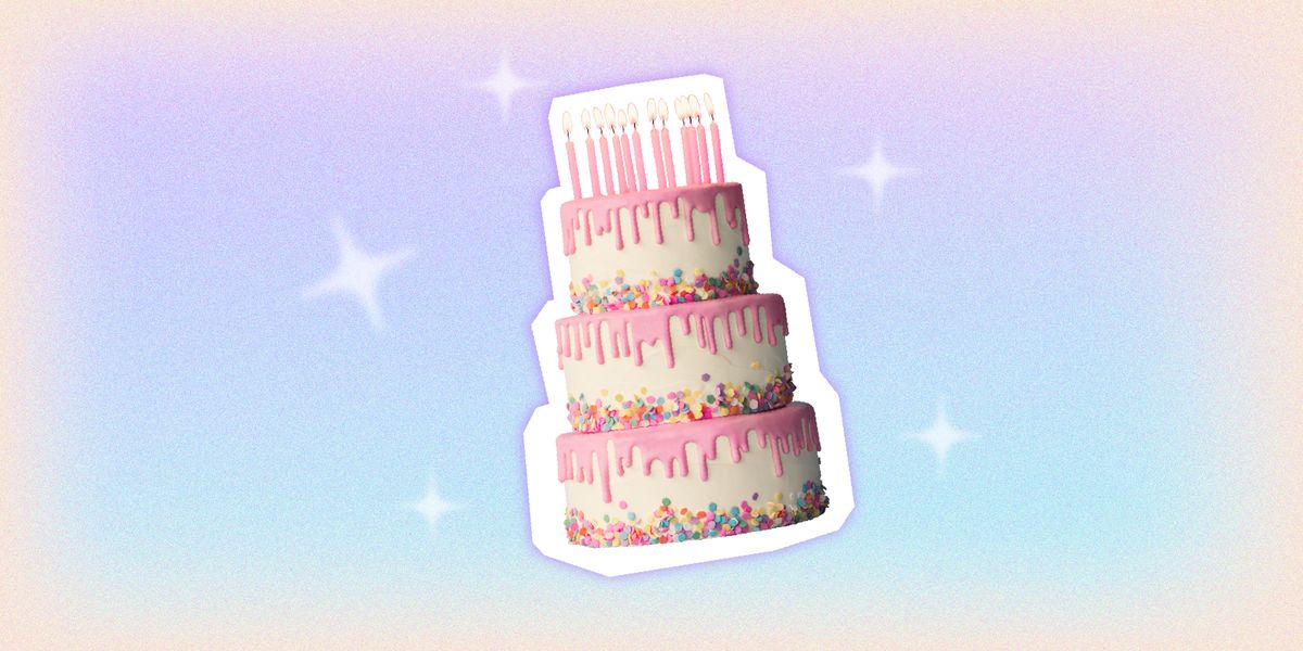 Happy Birthday card with cake , Happy Birthday wishes, Happy Birthday Stock  Illustration