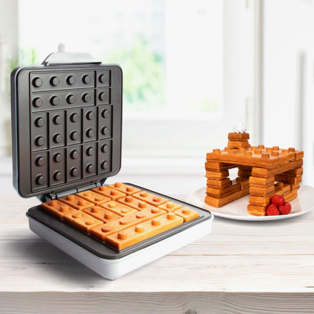 Building Brick Waffle Maker, Kids Breakfast