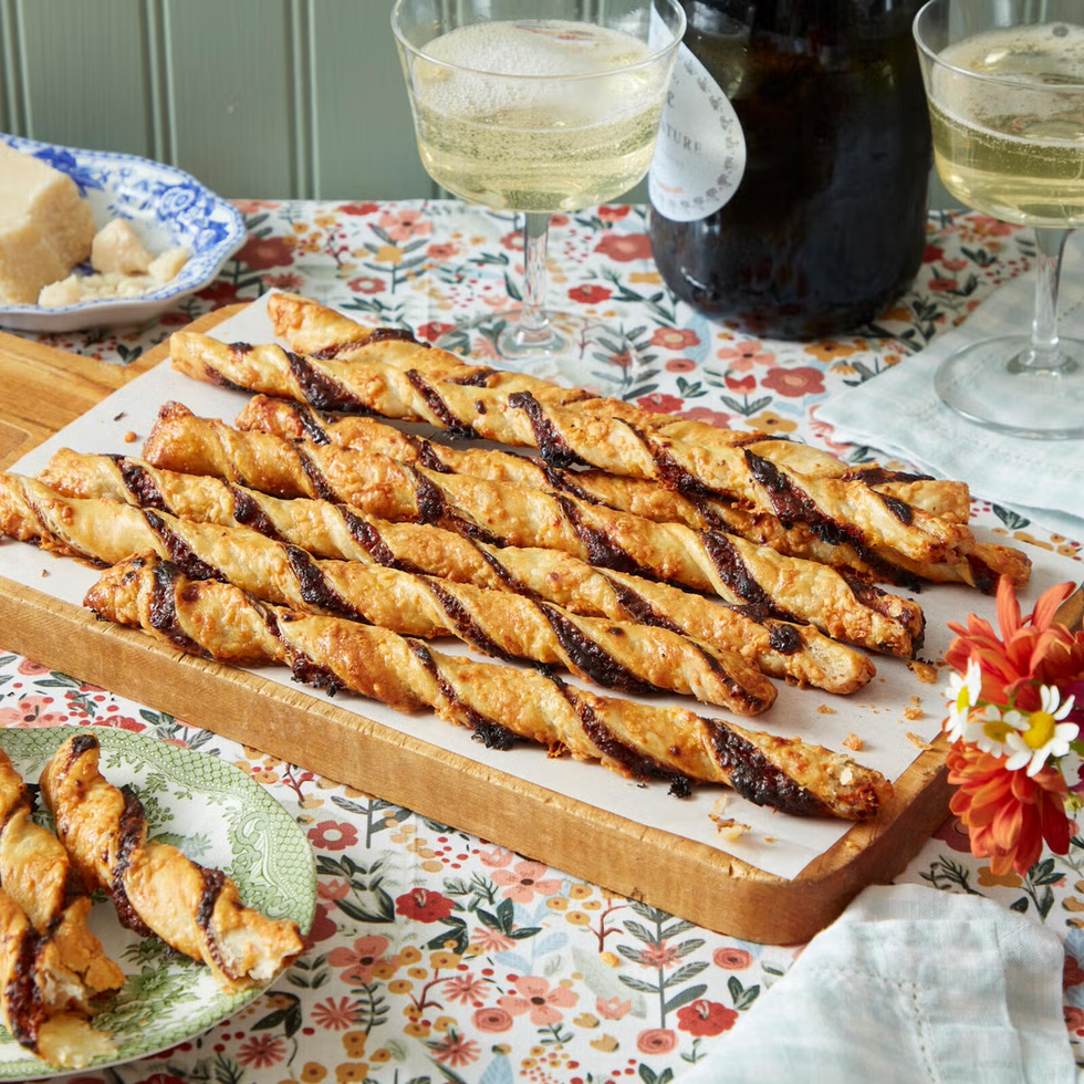bridal shower apple butter cheese twists