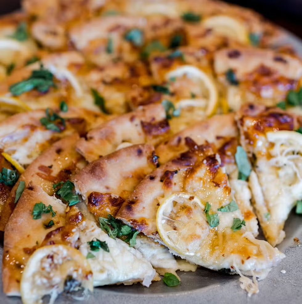 bridal shower lemon pizza
