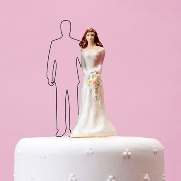 Pink, Cake decorating, Cake, Figurine, Icing, Fondant, Dress, Buttercream, Wedding cake, Torte, 