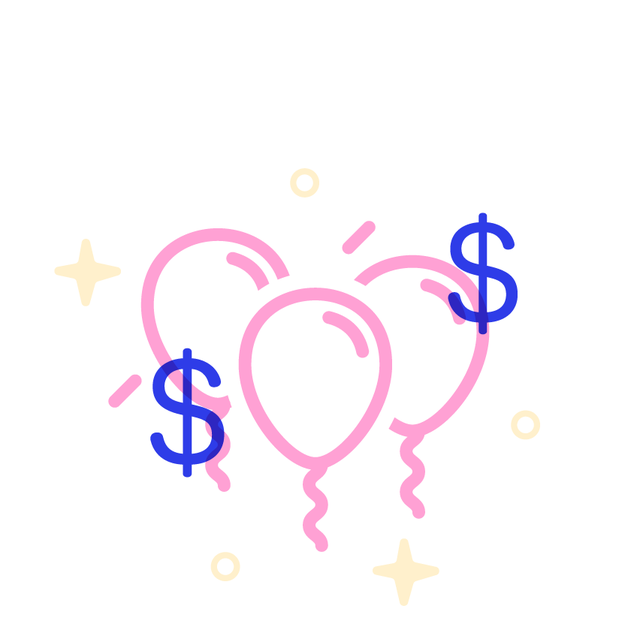 Pink Money Bag PNG Graphic Gold Glitter Money Sign 