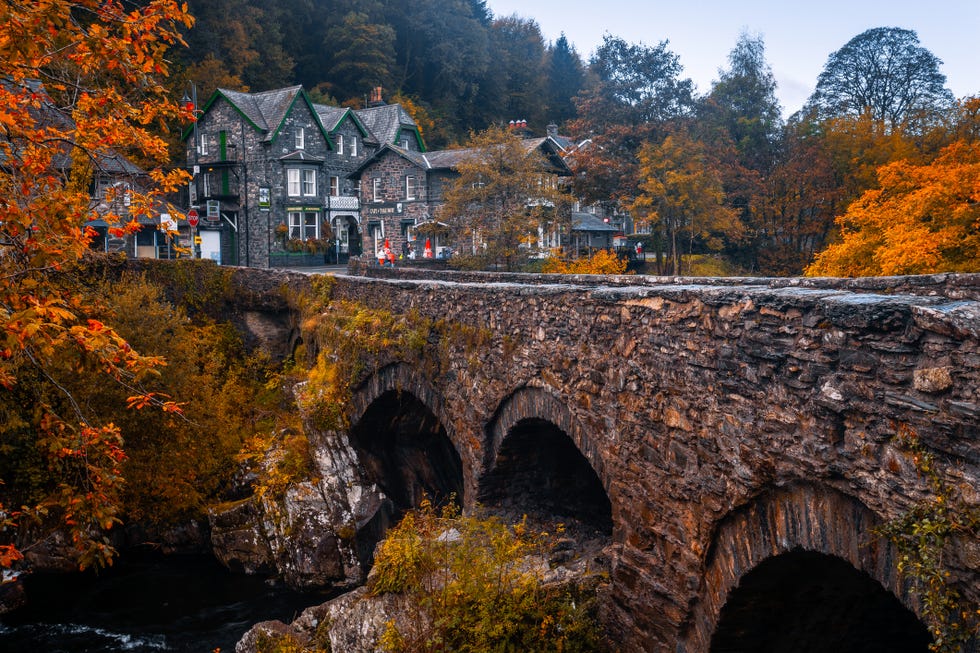 bridge at betwsycoed, snowdonia, wales