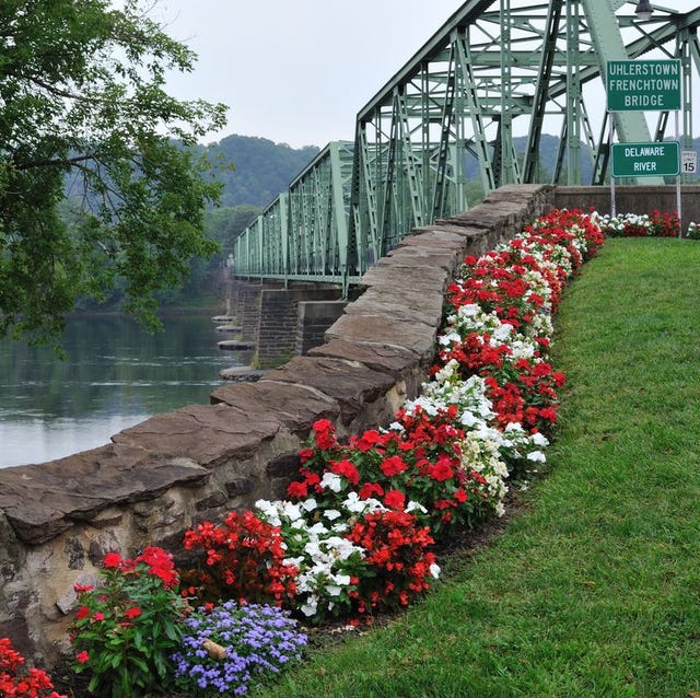 a bridge over a river