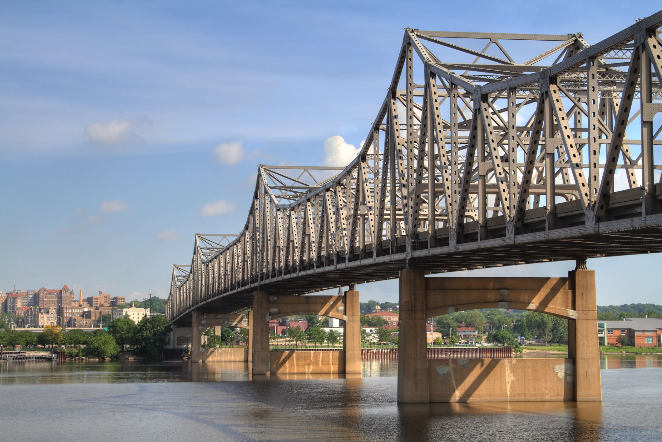 10 Cities Where Your Dream Home Is Still Affordable   Bridge Over The Illinois River In Peoria Royalty Free Image 1686601254 