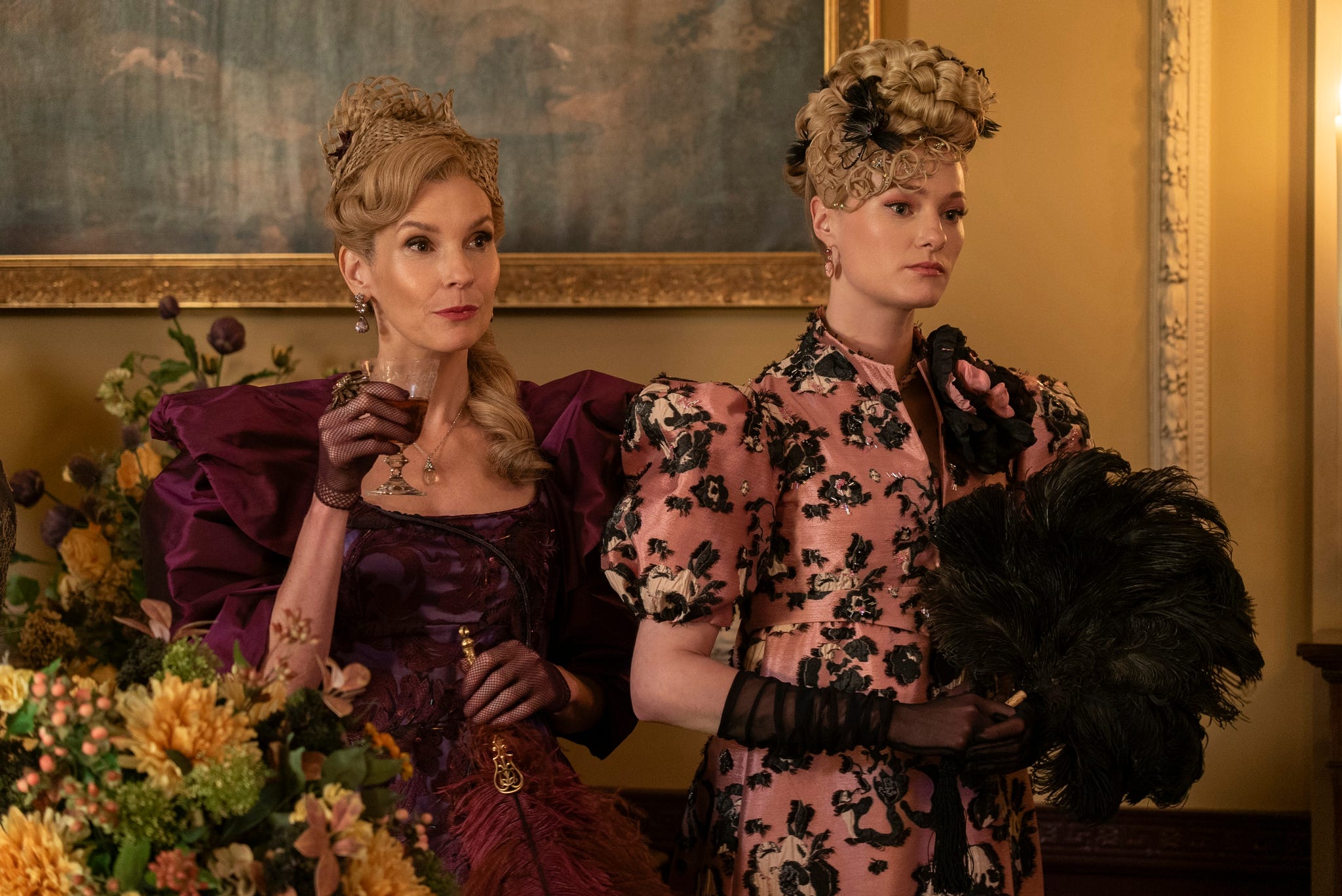 bridgerton l to r joanna bobin as lady cowper, jessica madsen as cressida cowper in episode 303 of bridgerton cr liam danielnetflix © 2024