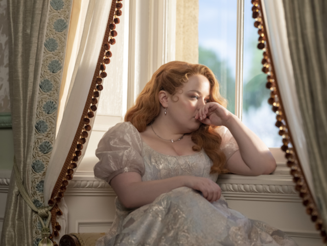 nicola coughlan as penelope featherington in season 3 of 'bridgerton'