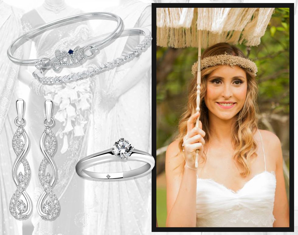 Headpiece, Hair accessory, Fashion accessory, Bride, Jewellery, Engagement ring, Headgear, Bridal accessory, Wedding ceremony supply, 