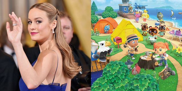 Brie Larson and Animal Crossing: New Horizons