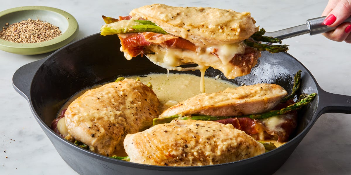 preview for This Brie-Stuffed Chicken Is the Fancy Dinner You Deserve