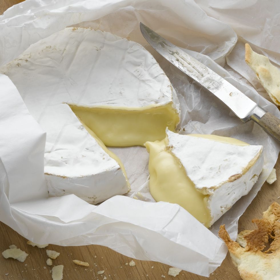 brie wrapped in paper