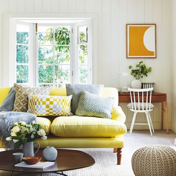 bright and airy living room