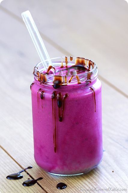 chocolate-covered Katie pink energizing smoothie
