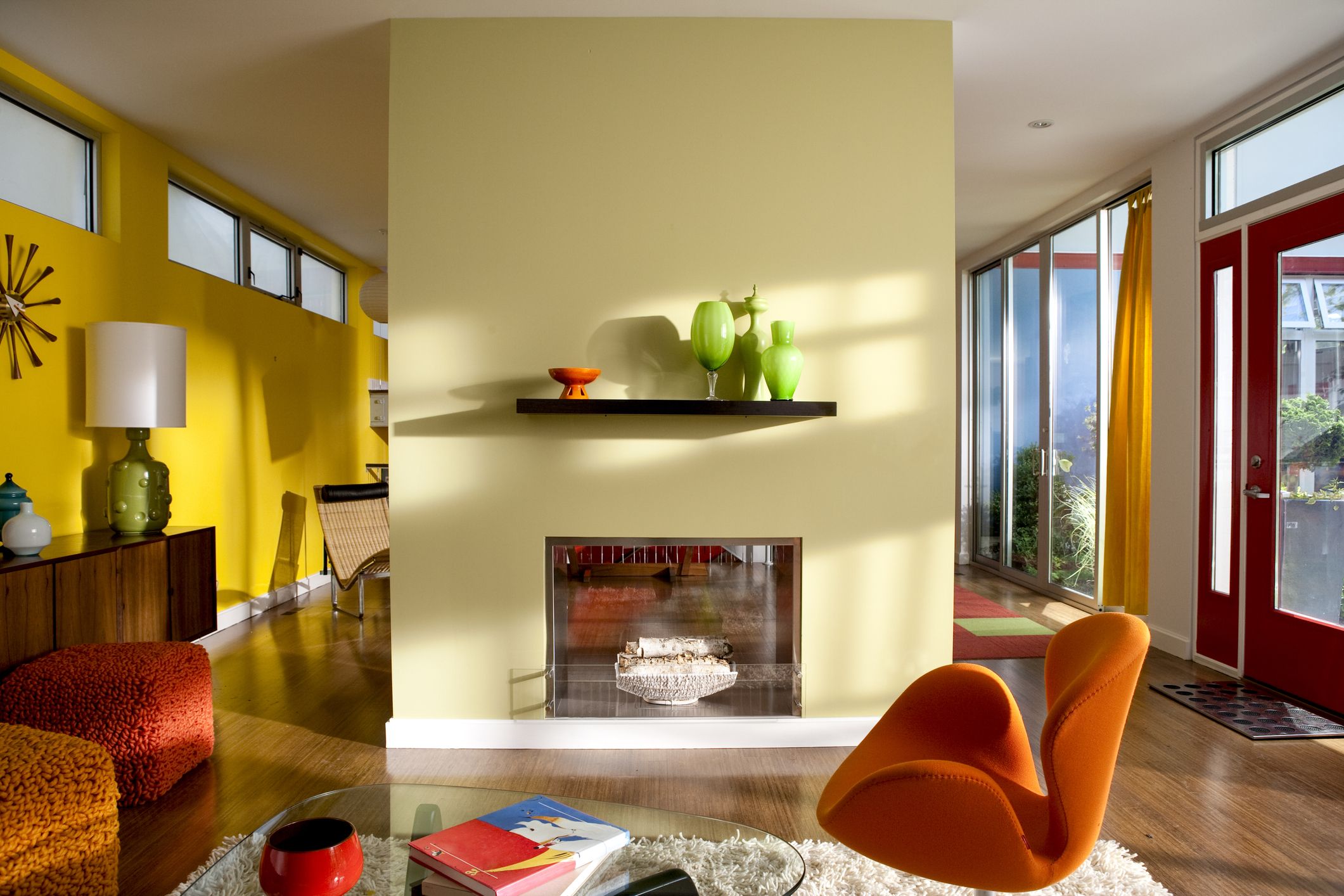 Brightly colored deals accent chairs