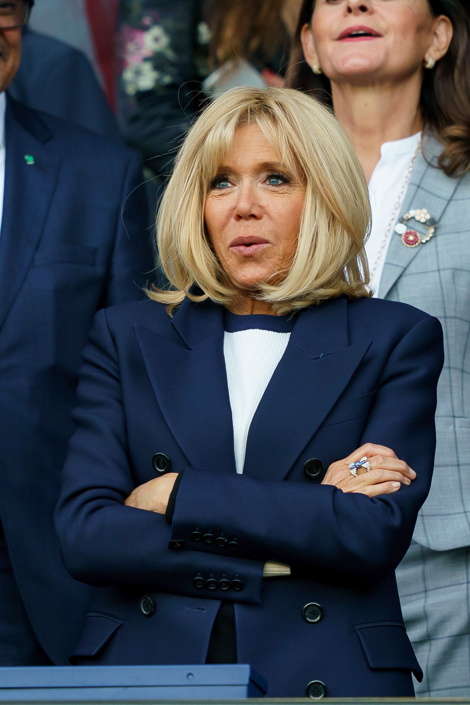 Brigitte Macron Waves the Flag for French Fashion on an Offiicial Visit to  Greece