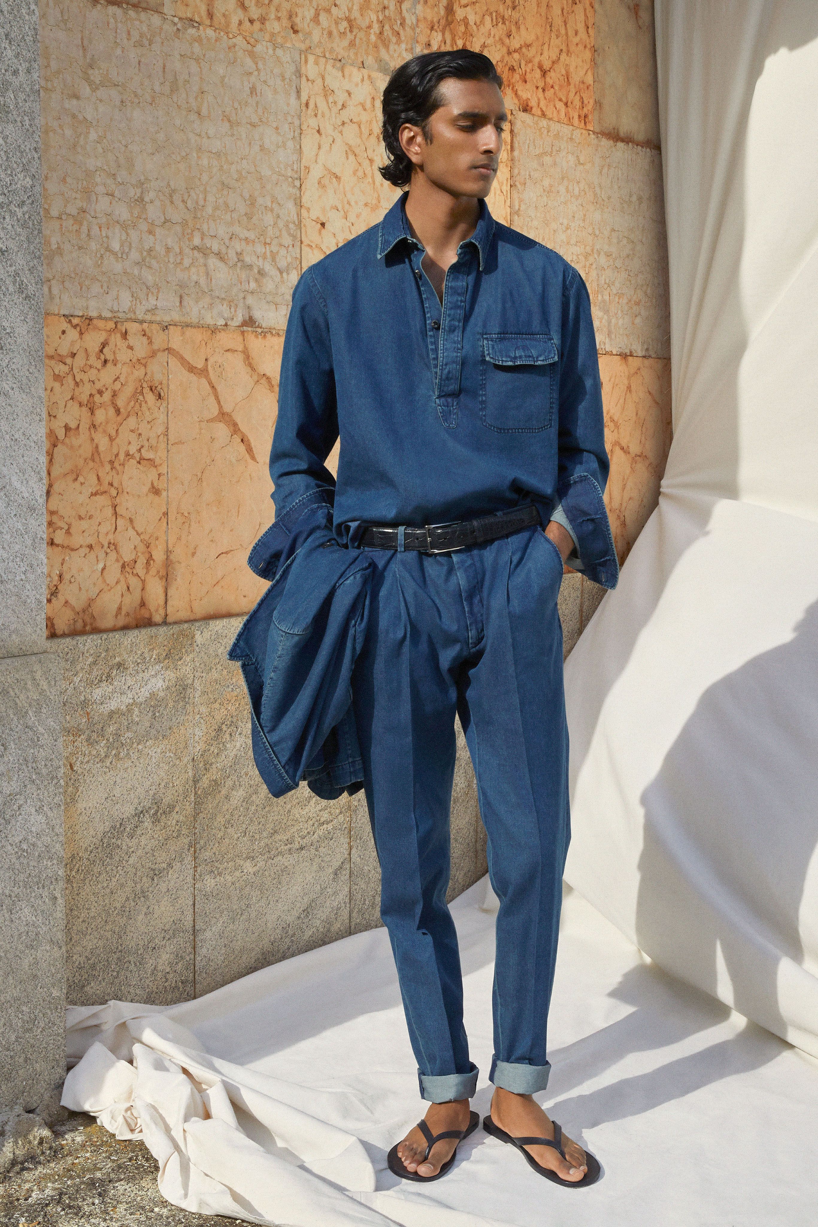 Dior x CACTUS JACK Oversized T-shirt Navy Blue Men's - SS22 - US