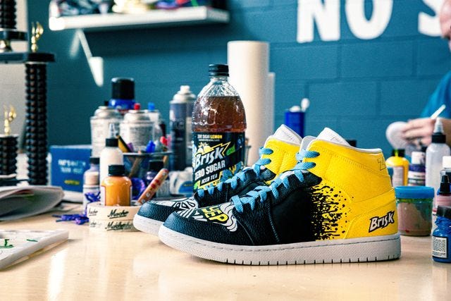 brisk mache sneakers