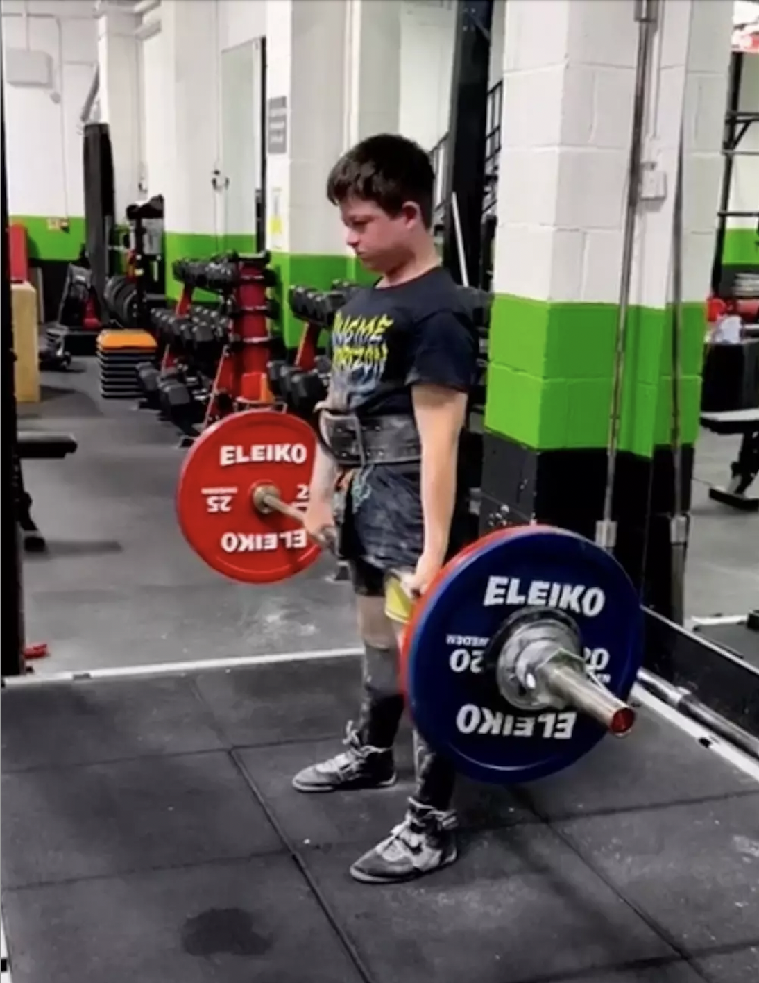 Meet the 14-year-old schoolboy who can deadlift more than twice