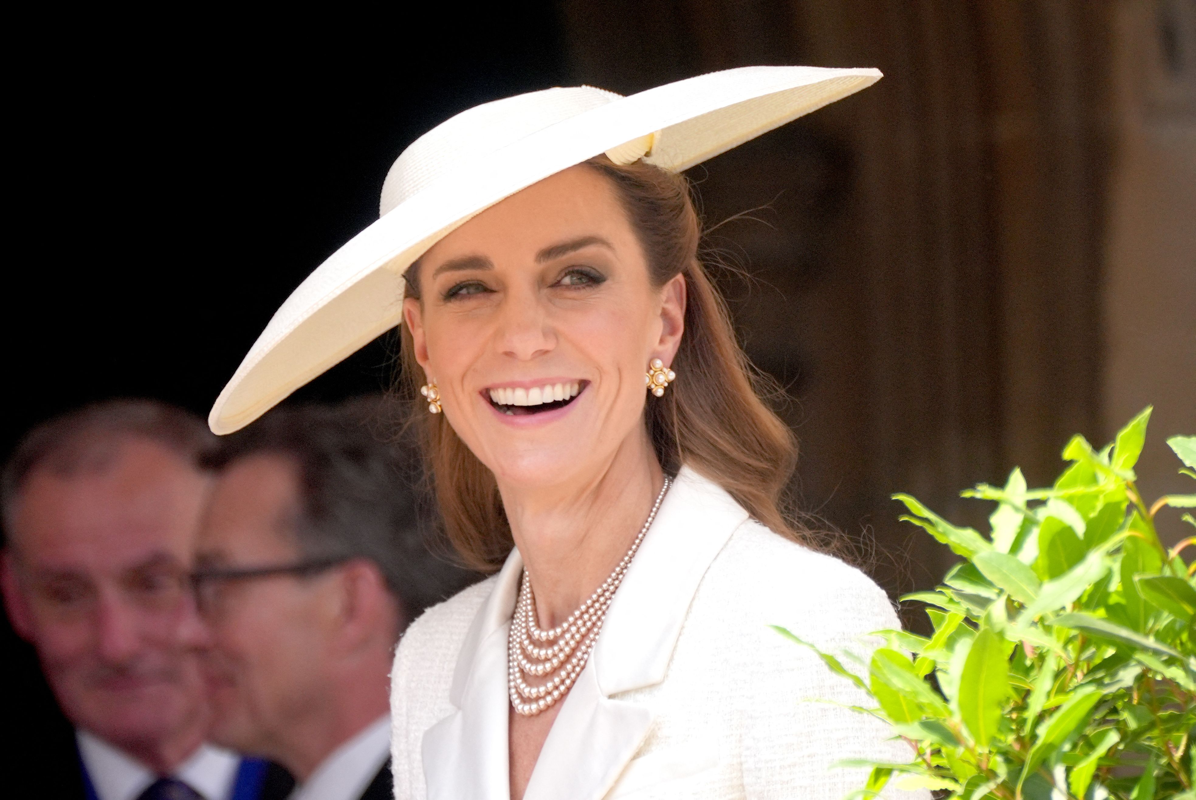 Princess Kate Is Angelic in White for the Order of the Garter Service