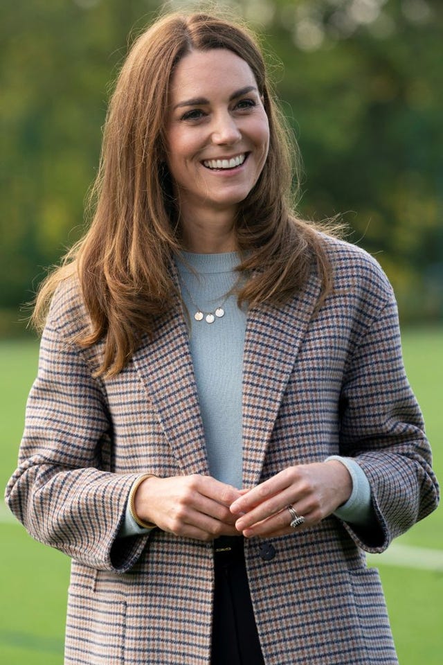 Kate Middleton Wears Fall-Appropriate Outfit for University Visit