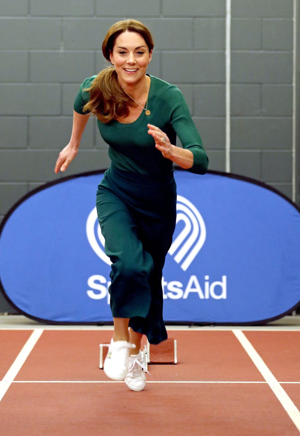 BRITAIN-ROYALS Kate Middleton Marks & Spencer trainers