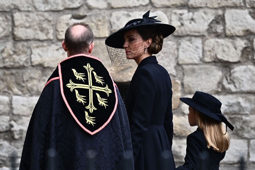 princess charlotte kate middleton queen funeral