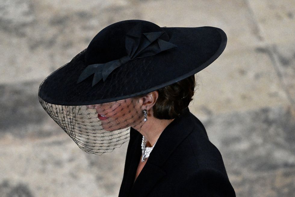 kate at the queen's funeral