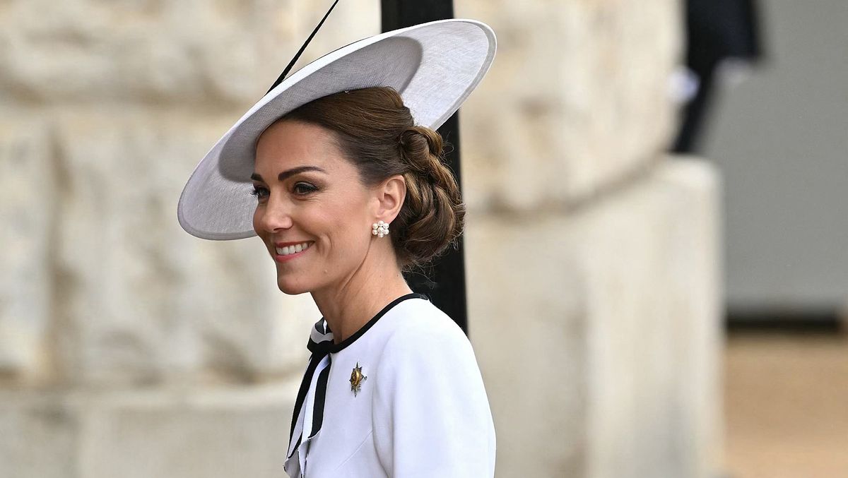 凯特·米德尔顿 (Kate Middleton) 出席阅兵式的预览