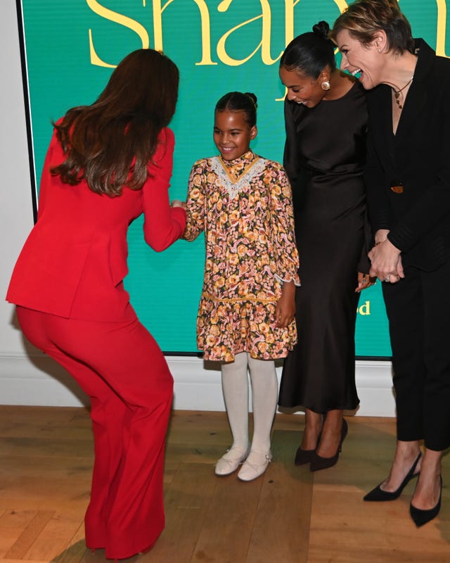the prince and princess of wales attend pre campaign launch at bafta