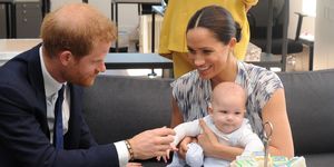 prince harry, meghan markle and archie