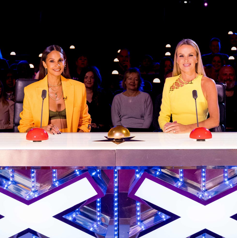 david walliams, alesha dixon, amanda holden and simon cowell, britain's got talent judges