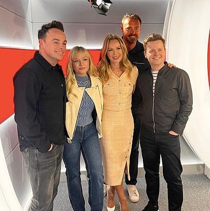 Ant & Dec reunite with Britain's Got Talent child star Connie Talbot